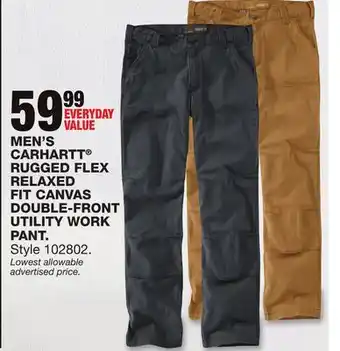 Blain's Farm & Fleet Men's carhartt rugged flex relaxed fit canvas double-front utility work pant offer