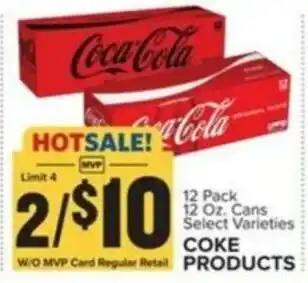 Food Lion COKE PRODUCTS offer