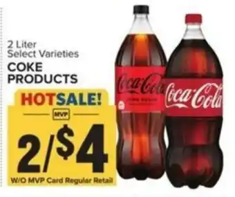 Food Lion COKE PRODUCTS 2 Liter offer