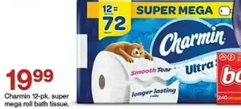 Target Charmin 12-pk. super mega roll bath tissue. offer