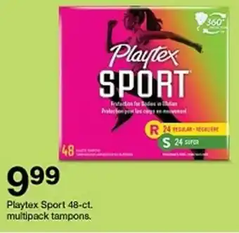 Target Playtex Sport 48-ct. multipack tampons. offer