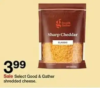 Target Select Good & Gather shredded cheese. offer