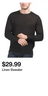 TJ Maxx Linen sweater offer