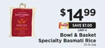 ShopRite Specialty basmati rice offer