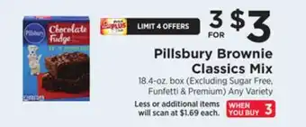 ShopRite Brownie classics mix offer