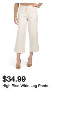 TJ Maxx High rise wide leg pants offer