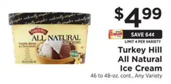 ShopRite All natural ice cream offer