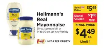 ShopRite Real mayonnaise offer