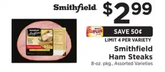 ShopRite Ham steaks offer