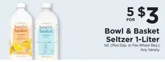 ShopRite Seltzer 1-liter offer