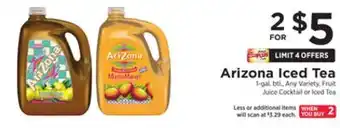 ShopRite Iced tea offer