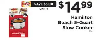 ShopRite 5-quart slow cooker offer