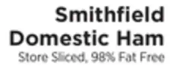 ShopRite Domestic ham offer
