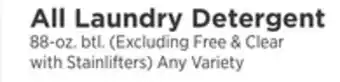 ShopRite Laundry detergent offer