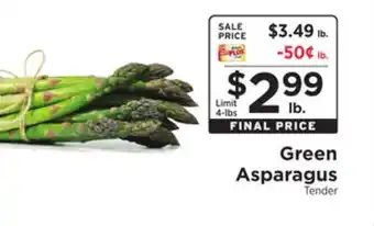 ShopRite Green asparagus offer