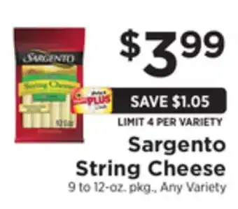 ShopRite String cheese offer