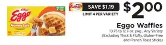 ShopRite Eggo waffles offer