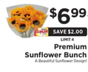 ShopRite Premium sunflower bunch offer