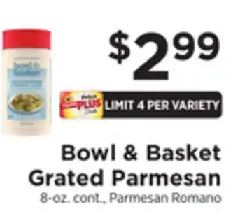 ShopRite Grated parmesan offer