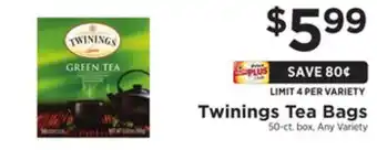 ShopRite Tea bags offer