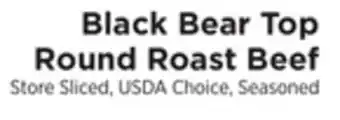 ShopRite Top round roast beef offer