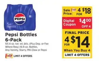 ShopRite Bottles 6-pack offer