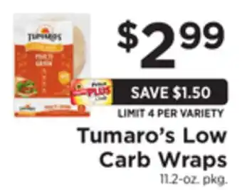 ShopRite Low carb wraps offer