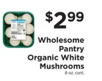 ShopRite Organic white mushrooms offer