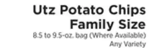 ShopRite Potato chips family size offer