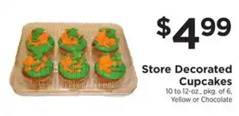 ShopRite Store decorated cupcakes offer