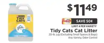 ShopRite Tidy cats cat litter offer