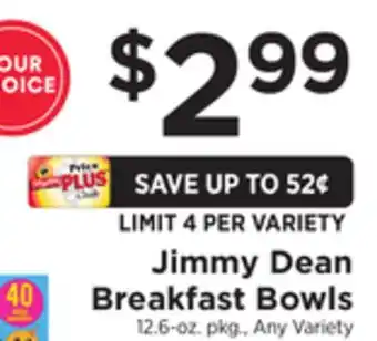 ShopRite Breakfast bowls offer