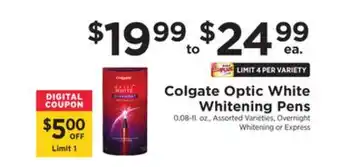 ShopRite Optic white whitening pens offer