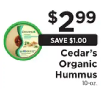 ShopRite Organic hummus offer