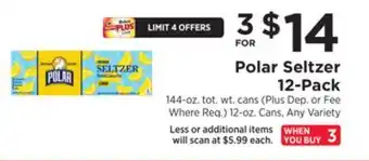 ShopRite Seltzer 12-pack offer