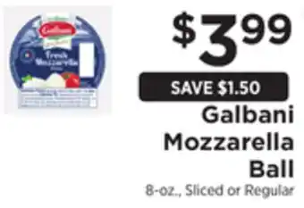 ShopRite Mozzarella ball offer