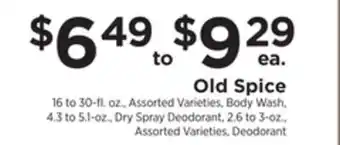 ShopRite Old spice offer