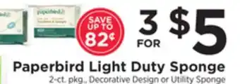 ShopRite Light duty sponge offer