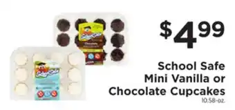 ShopRite Mini vanilla or chocolate cupcakes offer