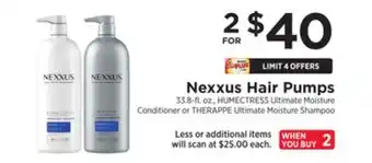 ShopRite Hair pumps offer