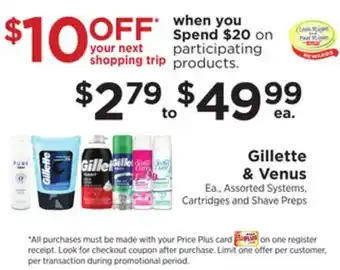 ShopRite Gillette & venus offer