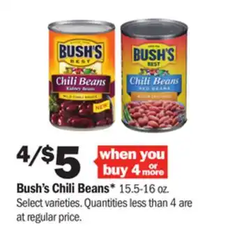 Meijer Bush's chili beans offer