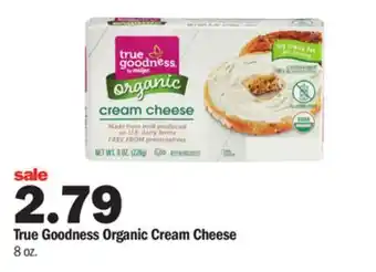 Meijer True goodness organic cream cheese offer