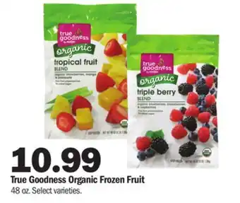 Meijer True goodness organic frozen fruit offer