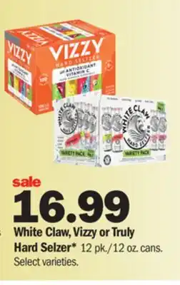 Meijer White claw, vizzy or truly hard selzer offer