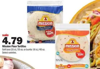 Meijer Mission flour tortillas offer