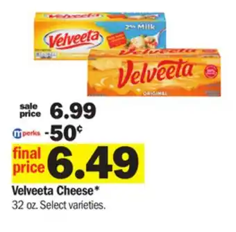 Meijer Velveeta cheese offer