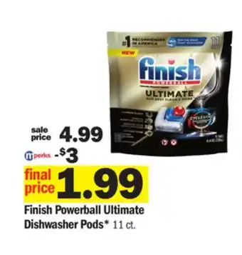 Meijer Finish powerball ultimate dishwasher pods offer