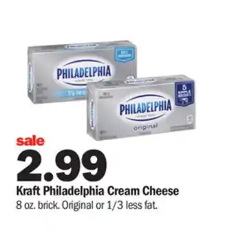 Meijer Kraft philadelphia cream cheese offer