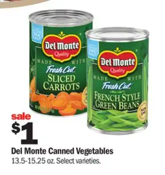 Meijer Del monte canned vegetables offer